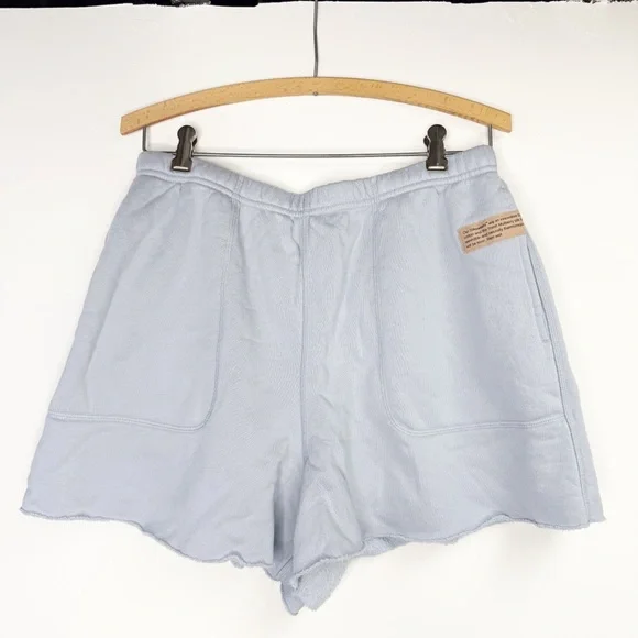Lunya Silksweats™ Midweight‎ Reversible Short Welkin Blue Size Large - Picture 6 of 10